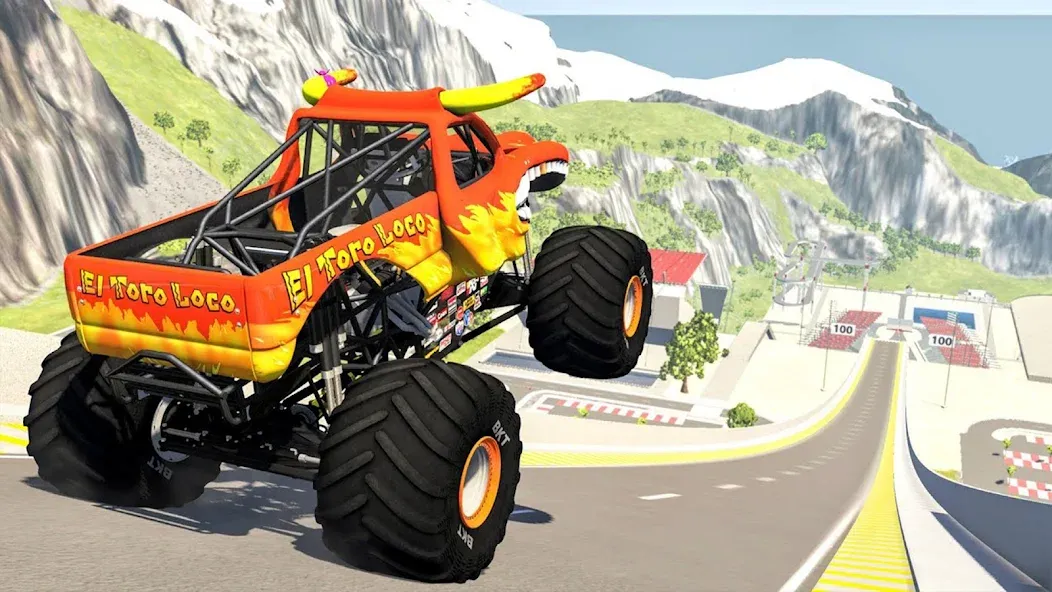 Скачать Realistic Car Crash Simulator [MOD: безлимитные деньги и все машины открыты] — скриншот 1