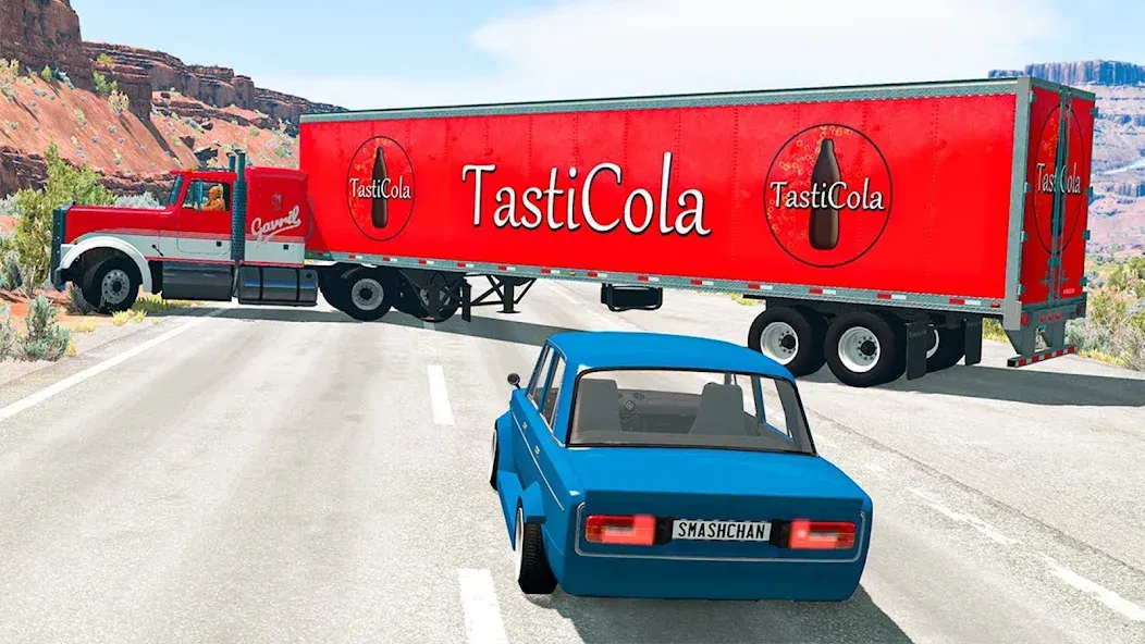 Скачать Realistic Car Crash Simulator [MOD: безлимитные деньги и все машины открыты] — скриншот 3