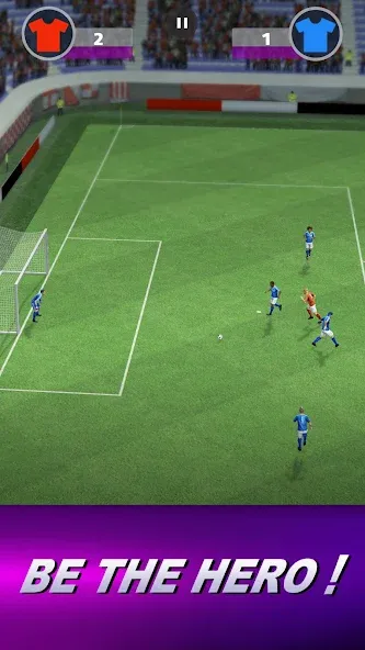 Взломанная Football Fever [MOD: безлимитные монеты и энергия] на Андроид — скриншот 1