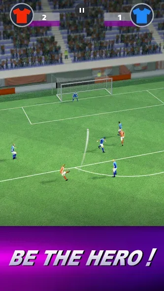 Взломанная Football Fever [MOD: безлимитные монеты и энергия] на Андроид — скриншот 2