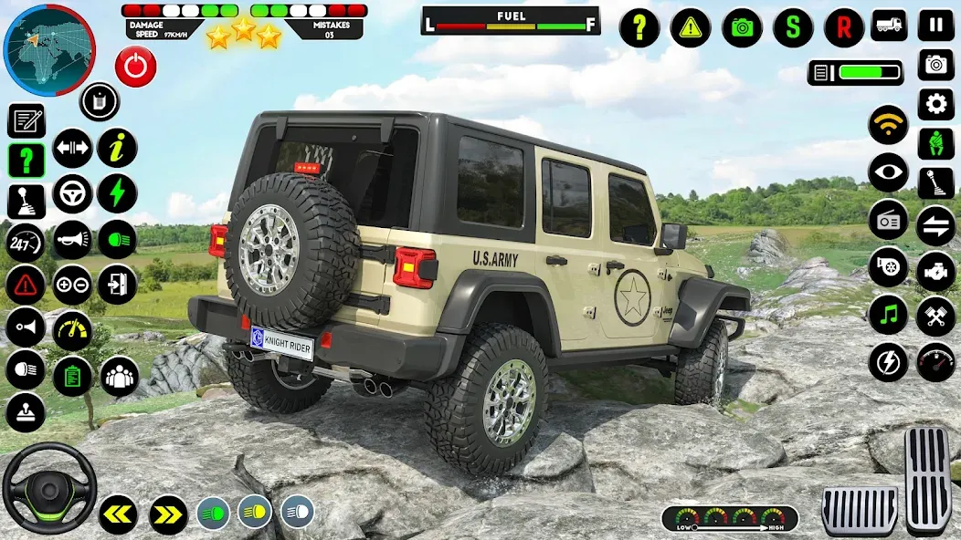 Army Truck Transporter Game 3D [MOD: безлимитные деньги и все уровни открыты] — Скачать бесплатно (APK) — скриншот 1