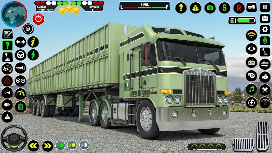 Army Truck Transporter Game 3D [MOD: безлимитные деньги и все уровни открыты] — Скачать бесплатно (APK) — скриншот 5