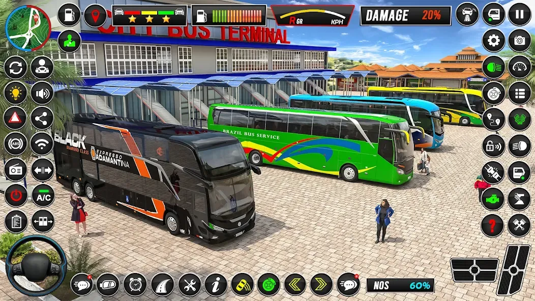 City Coach Bus Driver Games 3D [MOD: безлимитные деньги и всё открыто] последняя версия — скриншот 5