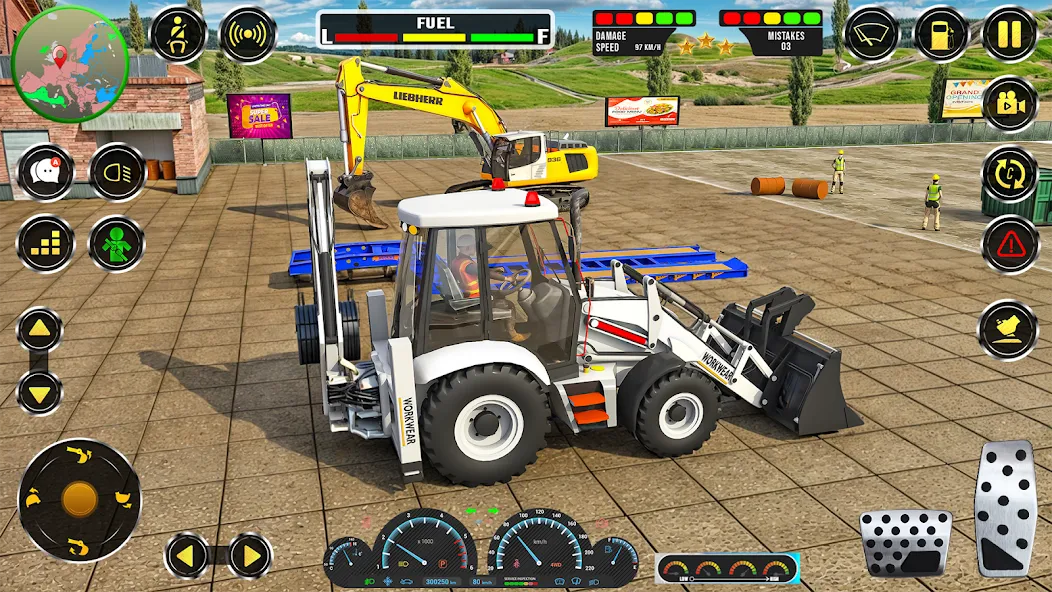 Скачать Real JCB Construction Games 3D [MOD: безлимитные деньги и техника открыта] — скриншот 1