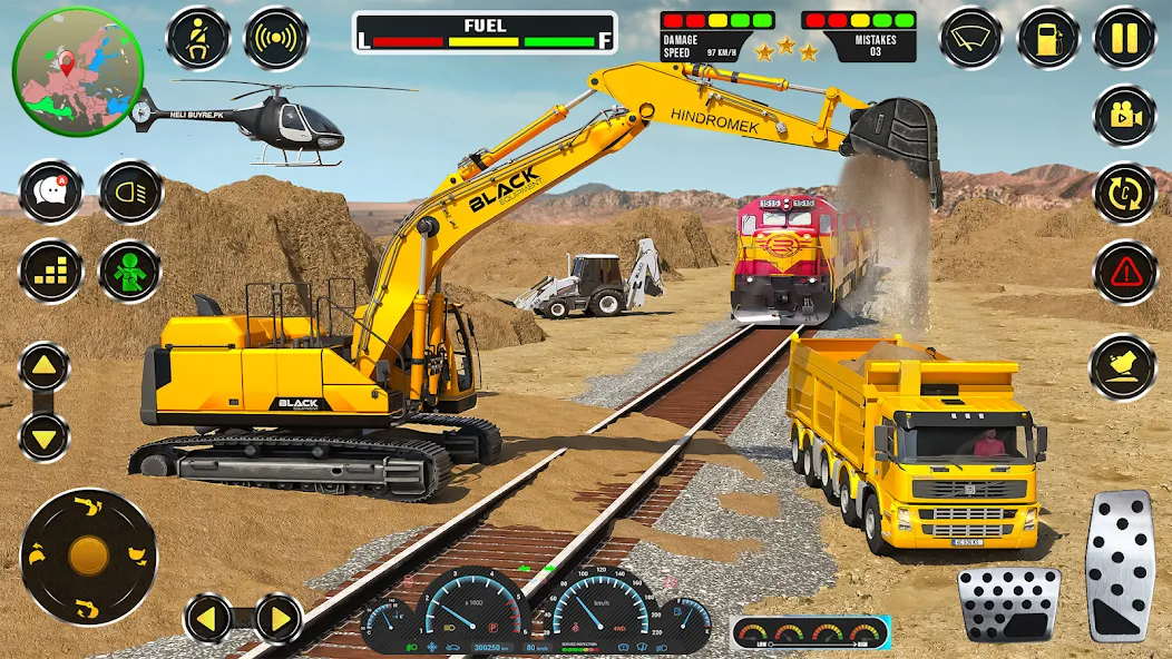 Скачать Real JCB Construction Games 3D [MOD: безлимитные деньги и техника открыта] — скриншот 2