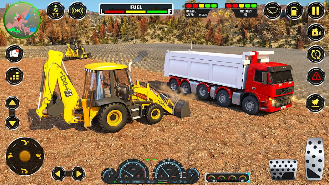 Скачать Real JCB Construction Games 3D [MOD: безлимитные деньги и техника открыта] — скриншот 3