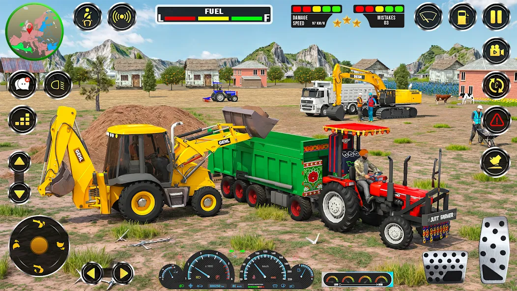 Скачать Real JCB Construction Games 3D [MOD: безлимитные деньги и техника открыта] — скриншот 4