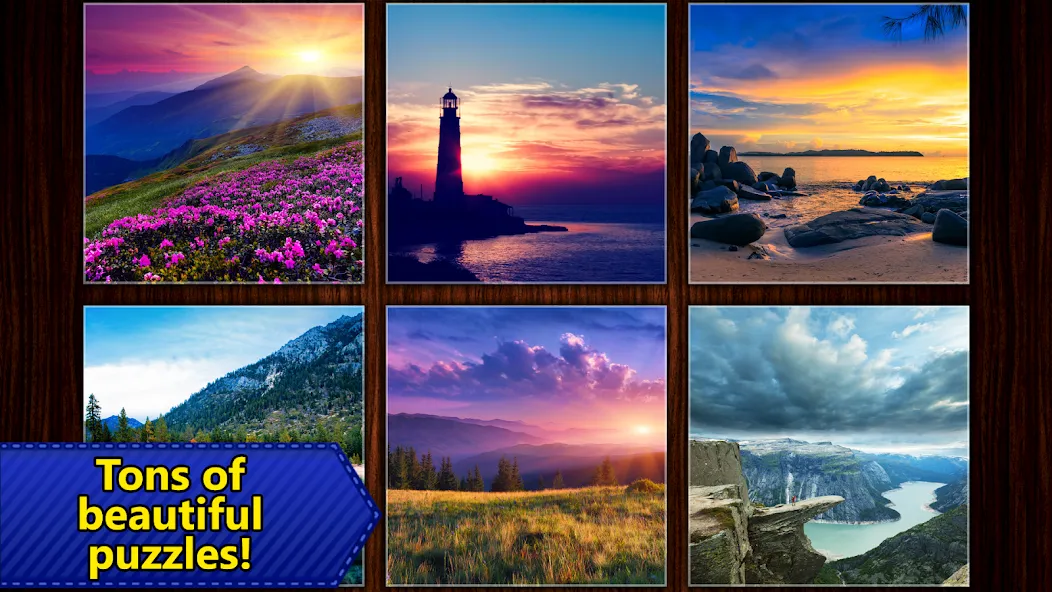 Jigsaw Puzzles Epic [MOD: безлимитные подсказки и монеты] — Скачать бесплатно (APK) — скриншот 2