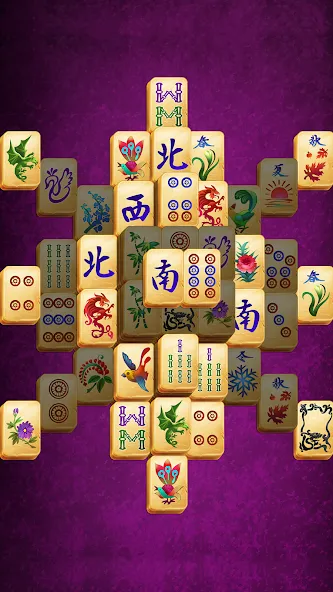Скачать Mahjong Titan [MOD: безлимитные подсказки и все уровни открыты] на телефон — скриншот 2