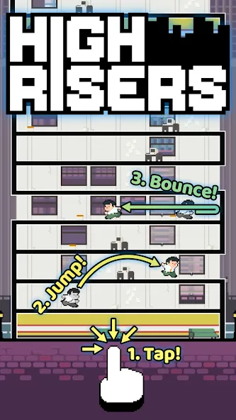 High Risers [MOD: безлимитные деньги и все уровни] — Скачать бесплатно (APK) — скриншот 1