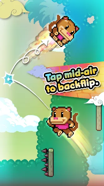 Взломанная Wall Kickers [MOD: безлимитные деньги и прыжки выше] на Андроид — скриншот 2