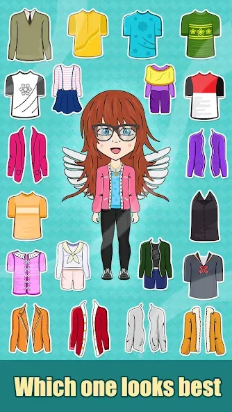 Anime Doll Designer [MOD: разблокированы все наряды и аксессуары] на Андроид — скриншот 2