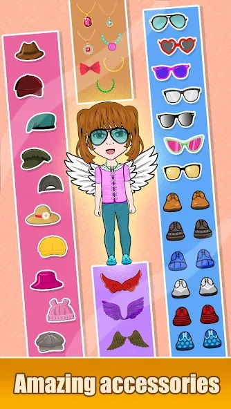 Anime Doll Designer [MOD: разблокированы все наряды и аксессуары] на Андроид — скриншот 5
