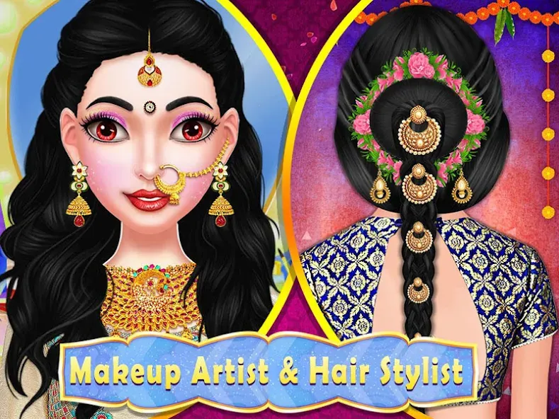 Wedding Fashion Indian 2024 [MOD: безлимитные монеты и наряды открыты] (Бесплатно / APK) — скриншот 3