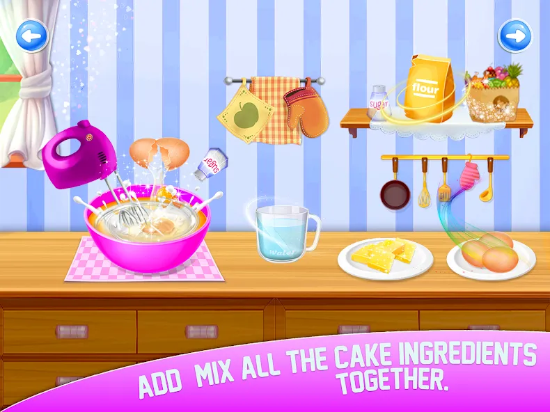 Скачать Cake Maker Sweet Bakery Games [MOD: безлимитные монеты и всё открыто] — скриншот 3