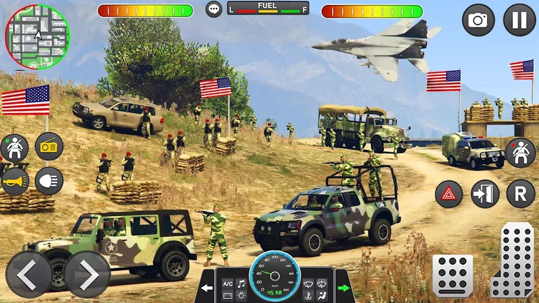 Army Vehicle Cargo Transport [MOD: безлимитные деньги и топливо] — Скачать бесплатно (APK) — скриншот 2