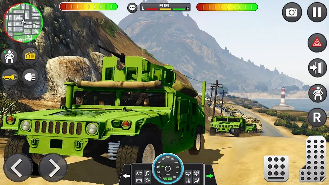 Army Vehicle Cargo Transport [MOD: безлимитные деньги и топливо] — Скачать бесплатно (APK) — скриншот 3
