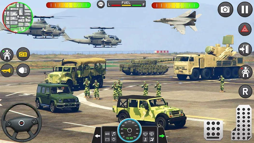 Army Vehicle Cargo Transport [MOD: безлимитные деньги и топливо] — Скачать бесплатно (APK) — скриншот 4