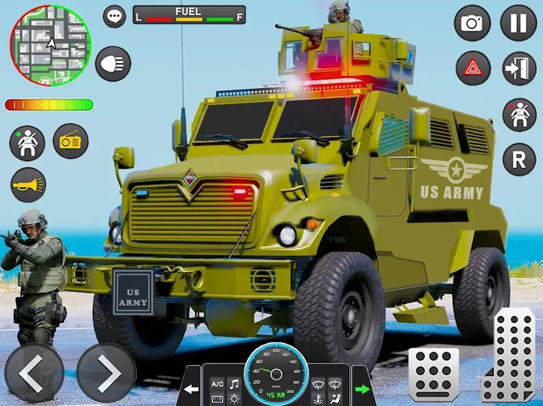 Army Vehicle Cargo Transport [MOD: безлимитные деньги и топливо] — Скачать бесплатно (APK) — скриншот 5