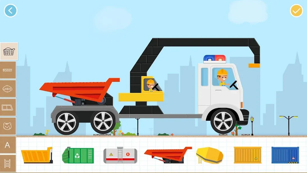 Labo Brick Car 2 Game for Kids [MOD: все машины и уровни открыты] последняя версия — скриншот 1