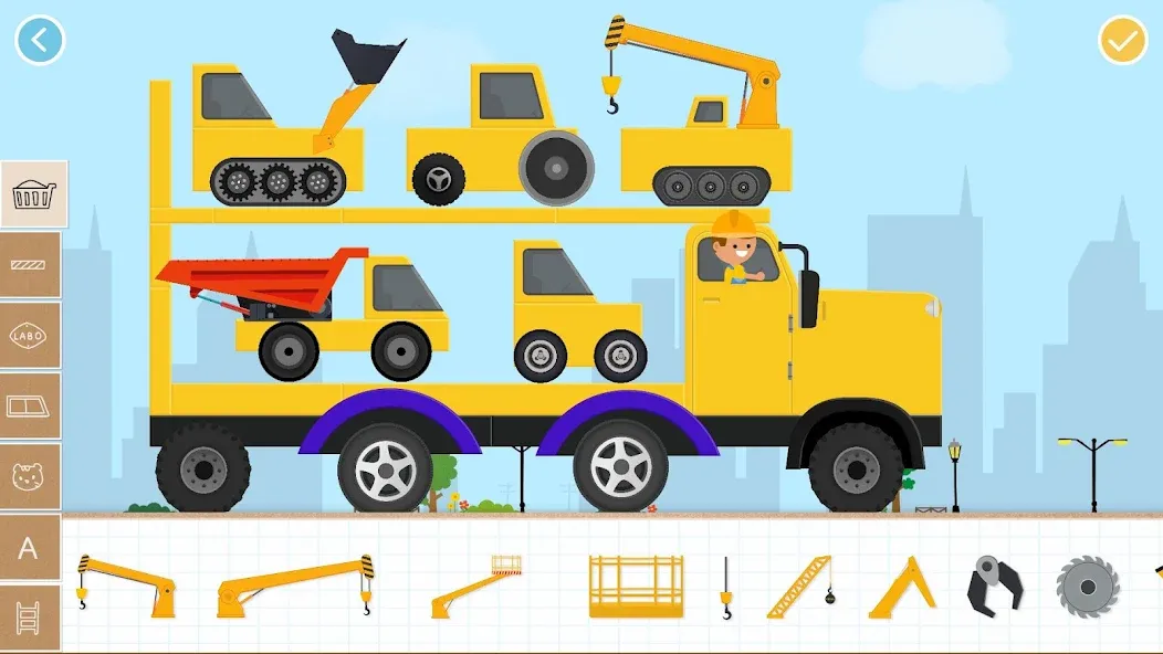 Labo Brick Car 2 Game for Kids [MOD: все машины и уровни открыты] последняя версия — скриншот 2