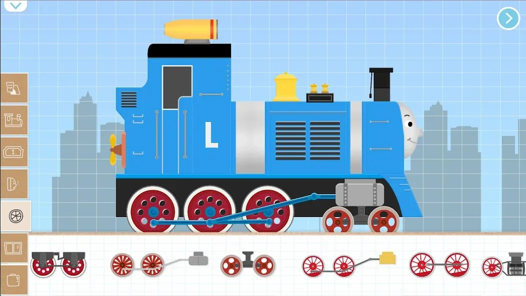 Labo Brick Train Game For Kids [MOD: разблокированы все поезда и уровни] (Бесплатно / APK) — скриншот 1