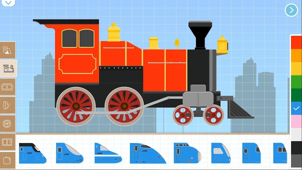 Labo Brick Train Game For Kids [MOD: разблокированы все поезда и уровни] (Бесплатно / APK) — скриншот 5