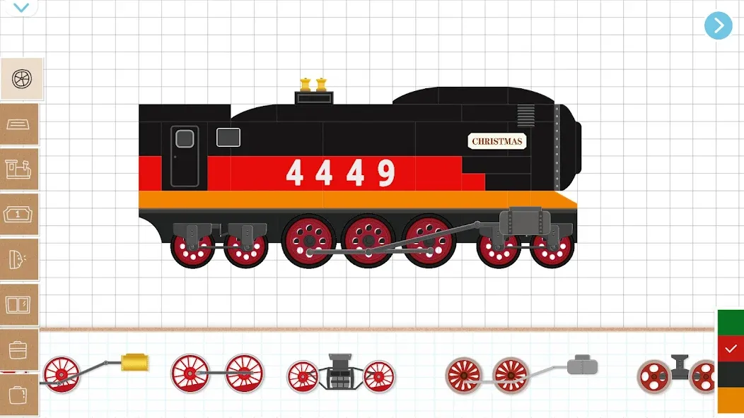 Взломанная Christmas Train Game For Kids [MOD: открыты все праздничные уровни] на Андроид — скриншот 4