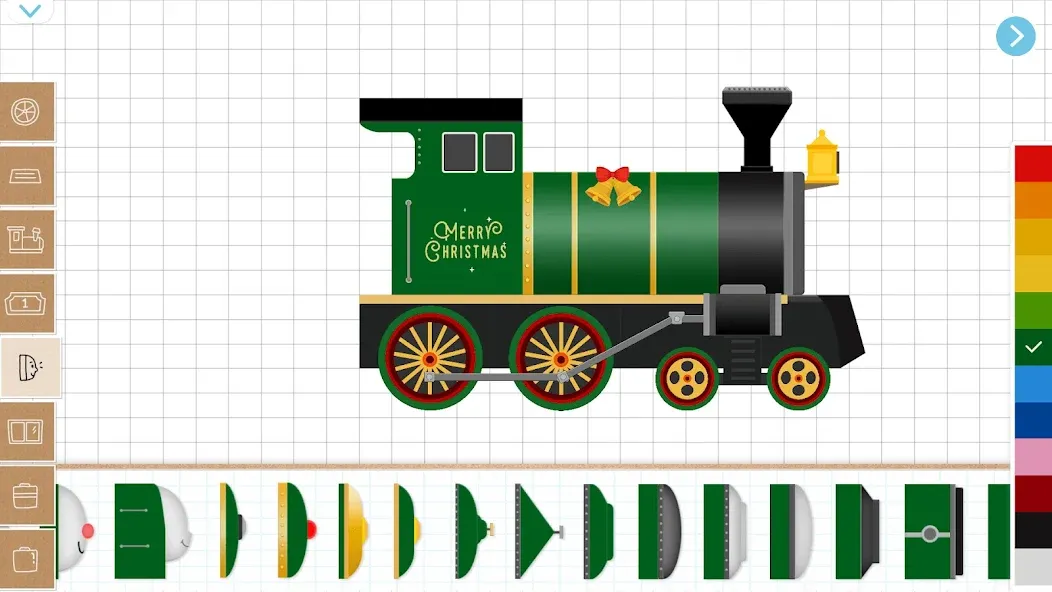 Взломанная Christmas Train Game For Kids [MOD: открыты все праздничные уровни] на Андроид — скриншот 5