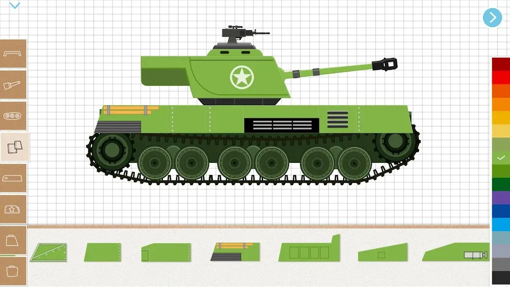 Labo Tank-Armored Car & Truck [MOD: много брони и безлимитные боеприпасы] (Бесплатно / APK) — скриншот 1