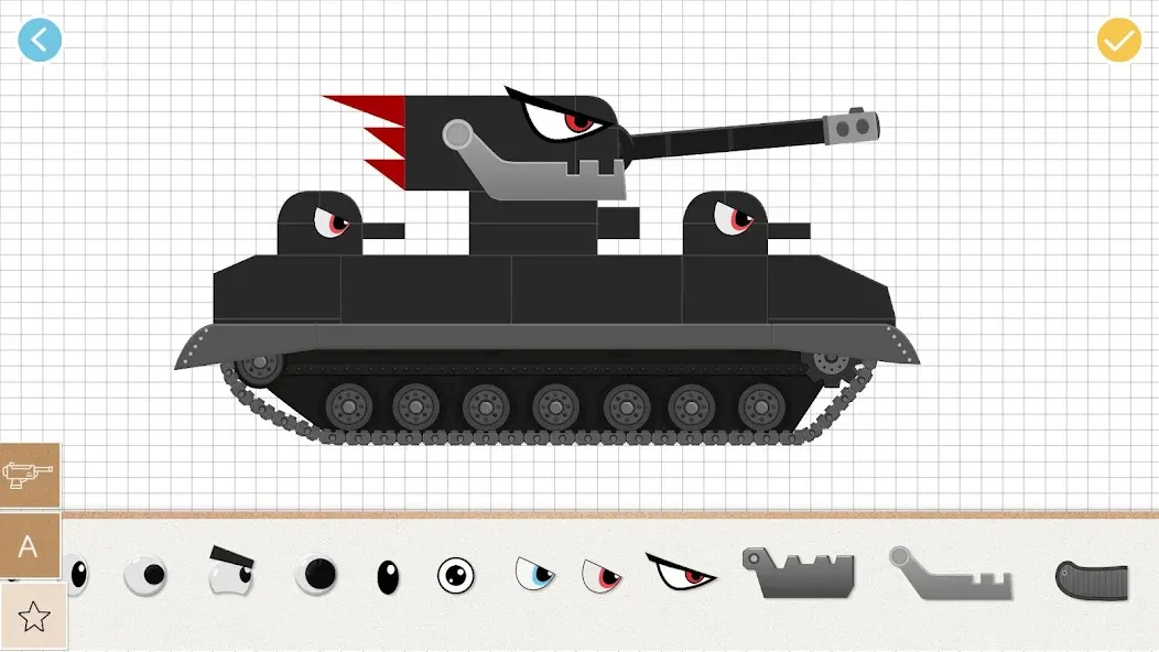 Labo Tank-Armored Car & Truck [MOD: много брони и безлимитные боеприпасы] (Бесплатно / APK) — скриншот 2