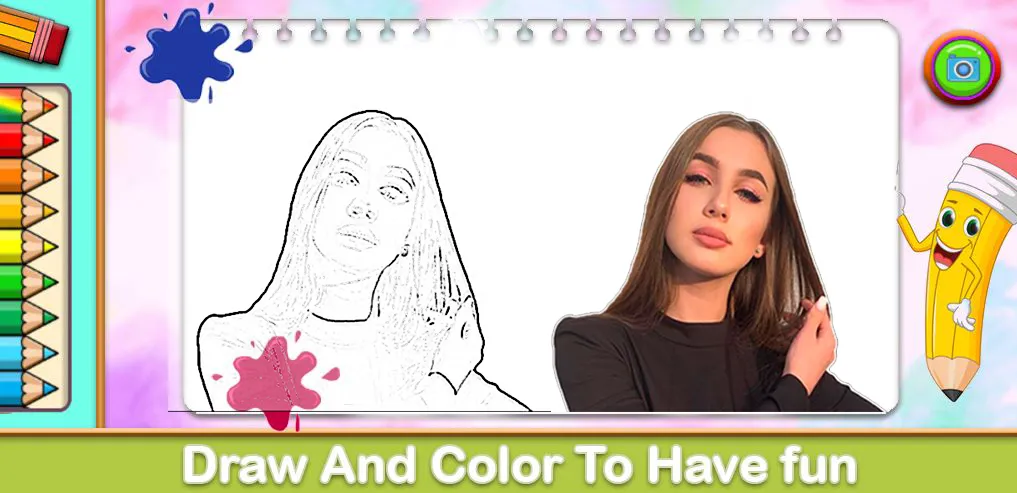 Скачать Lady Diana Coloring Game [MOD: без рекламы и все раскраски открыты] — скриншот 1