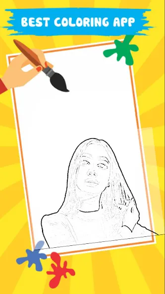 Скачать Lady Diana Coloring Game [MOD: без рекламы и все раскраски открыты] — скриншот 4