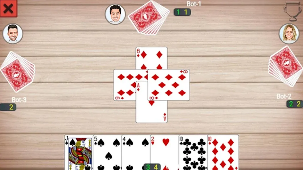 Callbreak Prince: Card Game [MOD: безлимитные монеты и подсказки] — Скачать бесплатно (APK) — скриншот 4