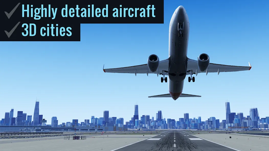X-Plane Flight Simulator [MOD: безлимитные деньги и открытые самолеты] на Андроид — скриншот 1