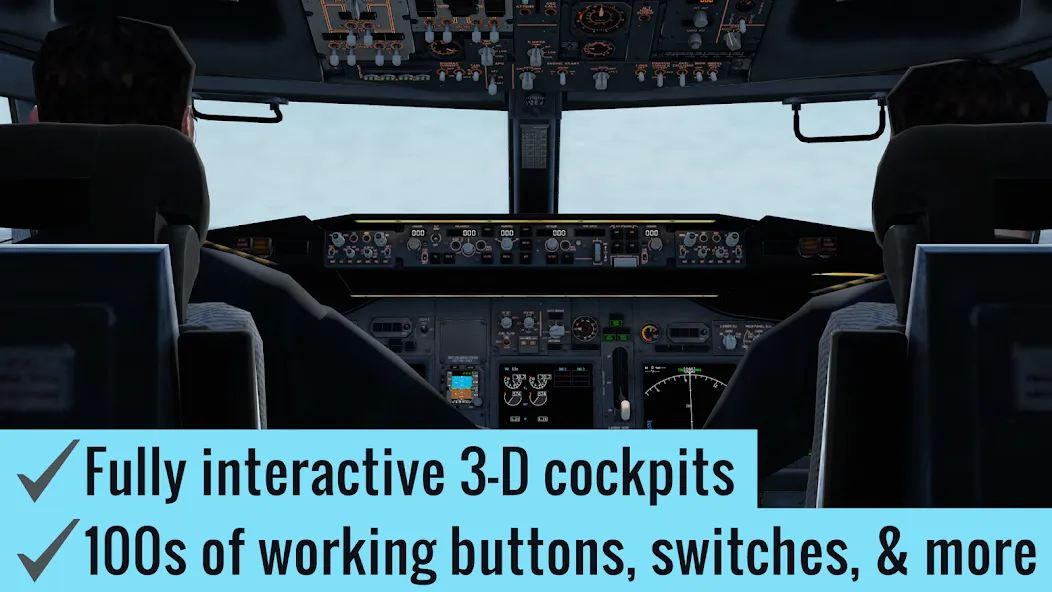 X-Plane Flight Simulator [MOD: безлимитные деньги и открытые самолеты] на Андроид — скриншот 2