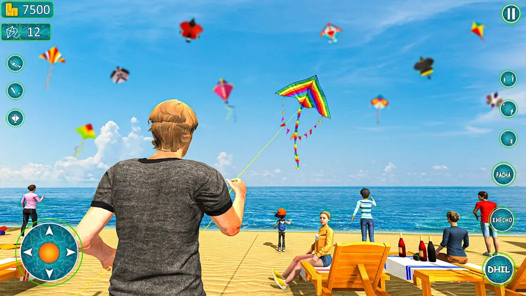 Скачать Kite Basant: Kite Flying Games [MOD: без рекламы и все воздушные змеи] на телефон — скриншот 1