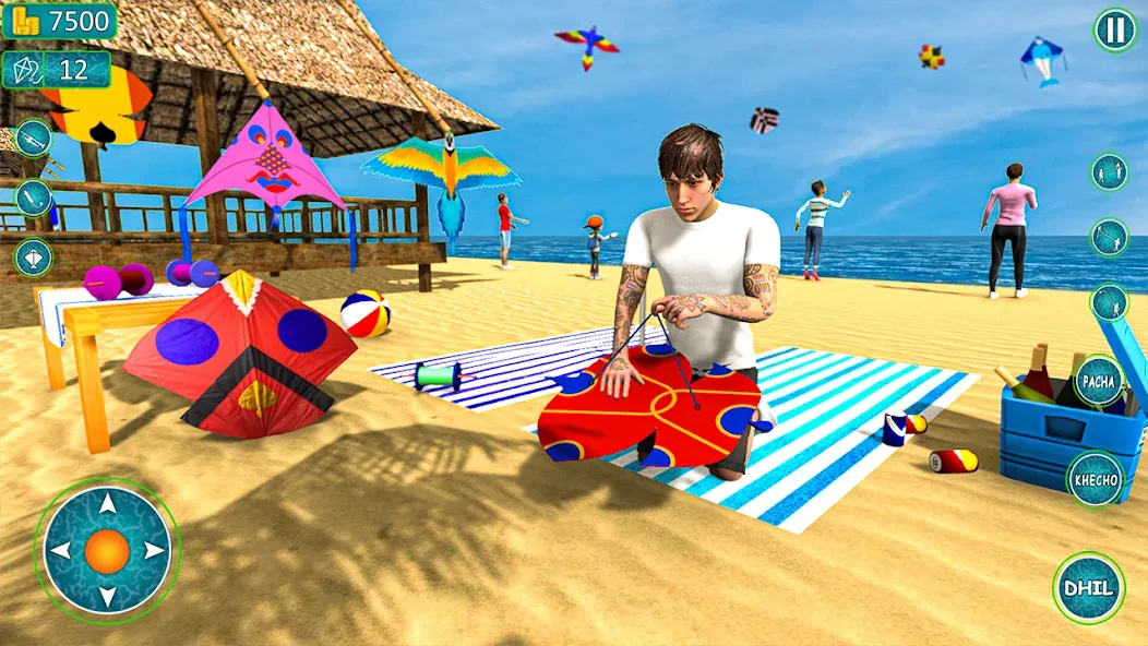 Скачать Kite Basant: Kite Flying Games [MOD: без рекламы и все воздушные змеи] на телефон — скриншот 2