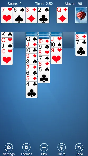 Скачать Solitaire [MOD: без рекламы и все карты открыты] — скриншот 5