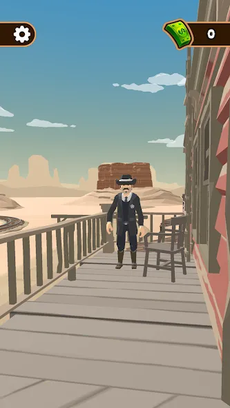 Western Cowboy: Shooting Game [MOD: безлимитные деньги и патроны] (Бесплатно / APK) — скриншот 1