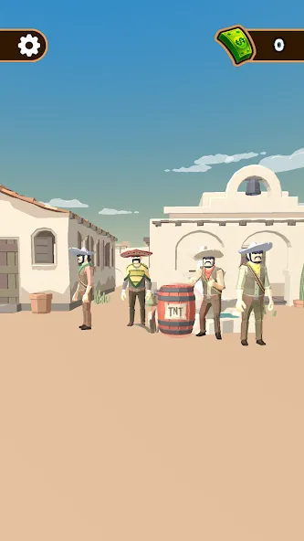 Western Cowboy: Shooting Game [MOD: безлимитные деньги и патроны] (Бесплатно / APK) — скриншот 2