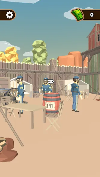 Western Cowboy: Shooting Game [MOD: безлимитные деньги и патроны] (Бесплатно / APK) — скриншот 3