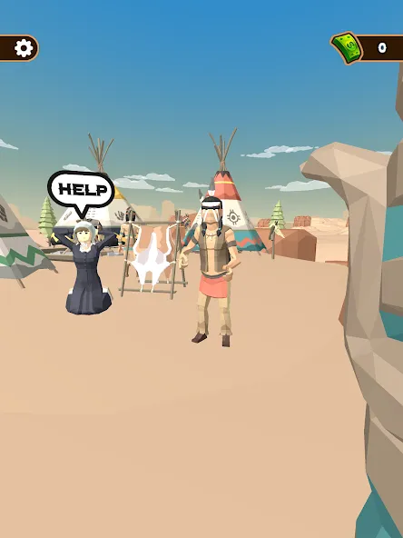 Western Cowboy: Shooting Game [MOD: безлимитные деньги и патроны] (Бесплатно / APK) — скриншот 5