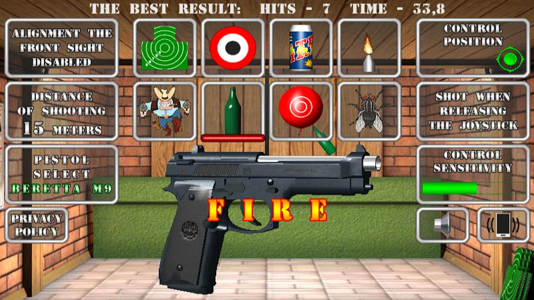 Pistol shooting. Desert Eagle [MOD: безлимитные патроны и точная стрельба] на Андроид — скриншот 1