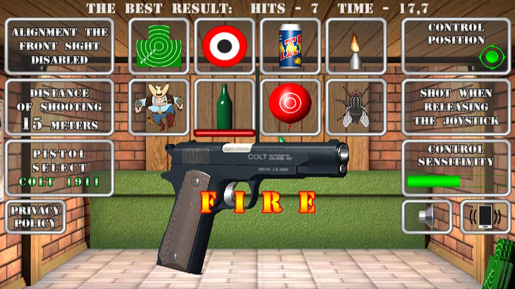 Pistol shooting. Desert Eagle [MOD: безлимитные патроны и точная стрельба] на Андроид — скриншот 2