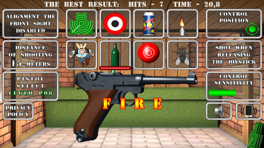 Pistol shooting. Desert Eagle [MOD: безлимитные патроны и точная стрельба] на Андроид — скриншот 3
