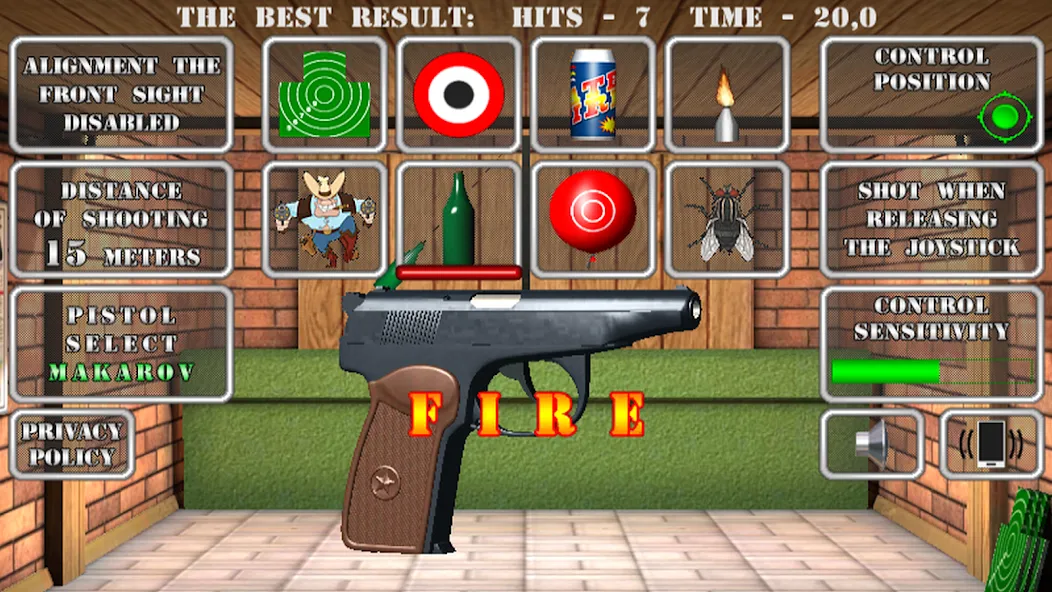 Pistol shooting. Desert Eagle [MOD: безлимитные патроны и точная стрельба] на Андроид — скриншот 4