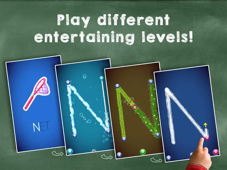 Скачать Kids Learn : ABC Alphabet Game [MOD: все буквы и задания открыты] — скриншот 2