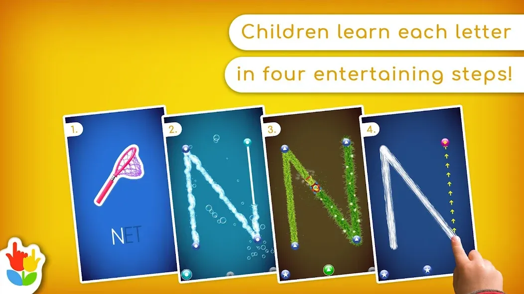 Скачать LetterSchool - Learn to Write [MOD: открыты все буквы и уроки] — скриншот 1