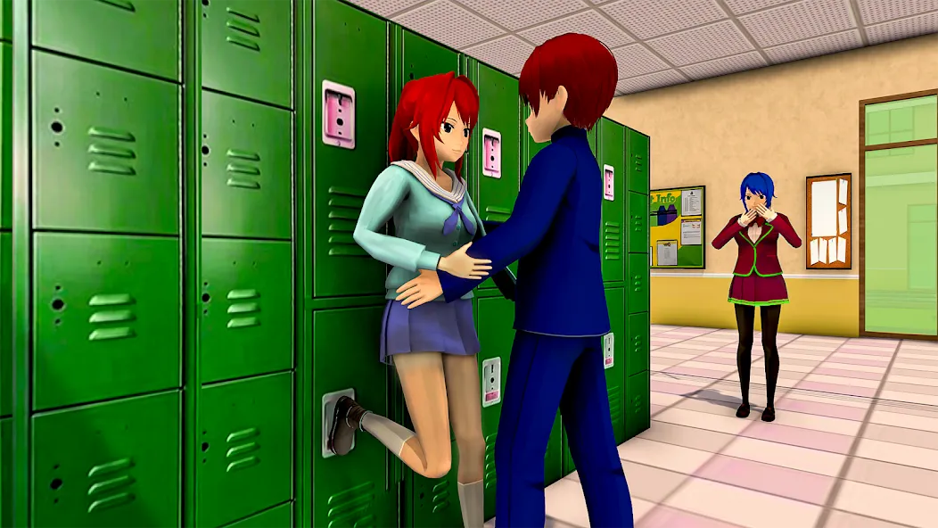 Скачать Anime High School Girl Life 24 [MOD: безлимитные деньги и энергия] на телефон — скриншот 4